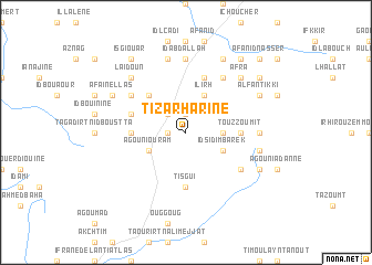 map of Tizarharine