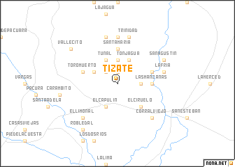 map of Tizate