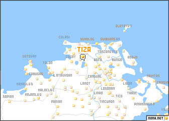 map of Tiza