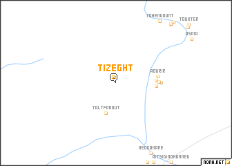 map of Tizeght