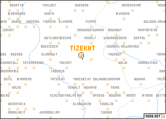 map of Tizekht