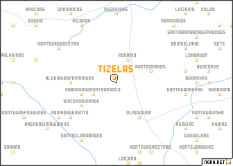 map of Tizelas