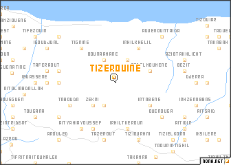map of Tizerouine