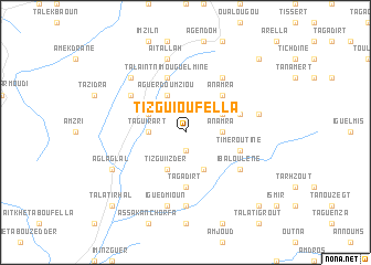 map of Tizgui Ou Fella