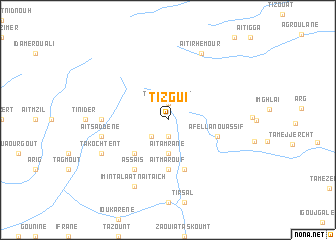 map of Tizgui