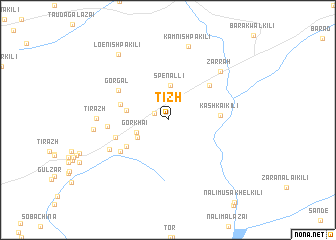 map of Tizh