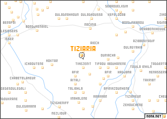 map of Tizi Aria