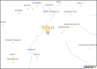 map of Tizilit