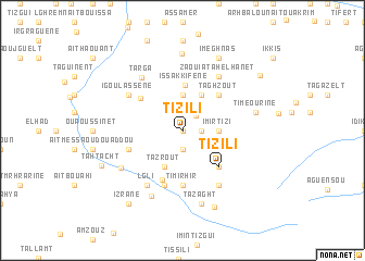 map of Tizili