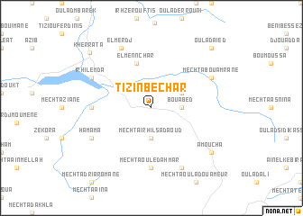 map of Tizi-n-Bechar