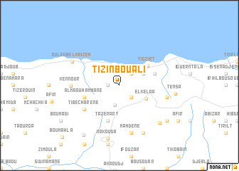 map of Tizi-n-Bou Ali