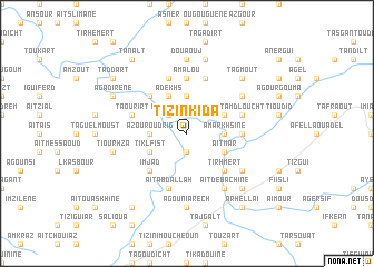 map of Tizi nʼKida