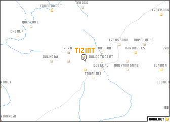 map of Tizint