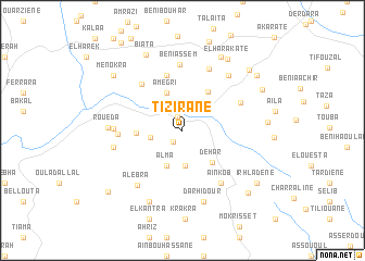 map of Tizirane