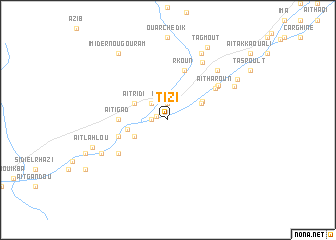 map of Tizi