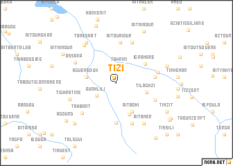 map of Tizi