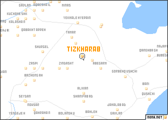 map of Tīzkhar Āb