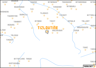 map of Tizloutine