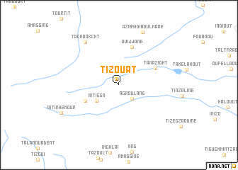 map of Tizouat