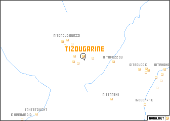 map of Tizougarine