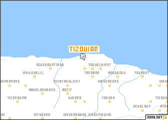 map of Tizouiar