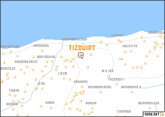 map of Tizouirt