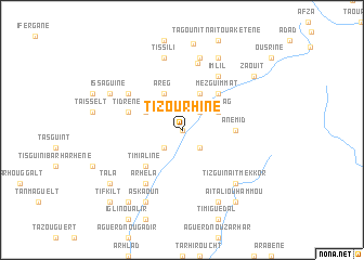 map of Tizourhine