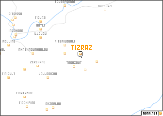 map of Tizraz