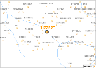 map of Tizzert