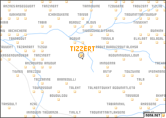 map of Tizzert