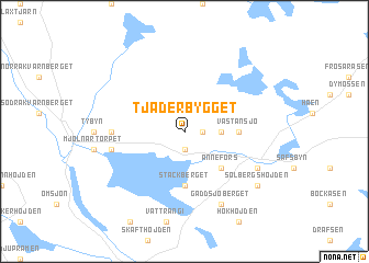 map of Tjäderbygget