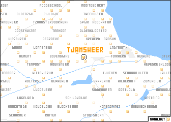 map of Tjamsweer