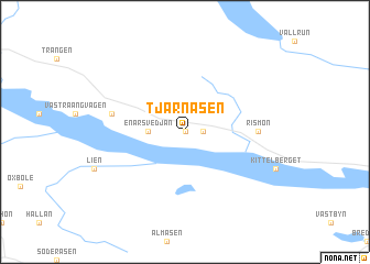 map of Tjärnåsen