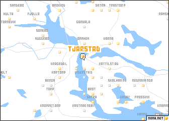 map of Tjärstad