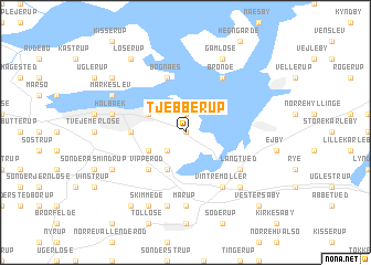 map of Tjebberup