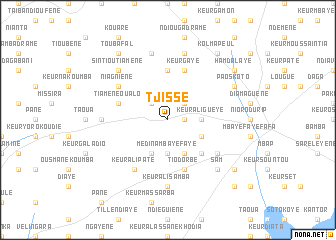 map of Tjissé