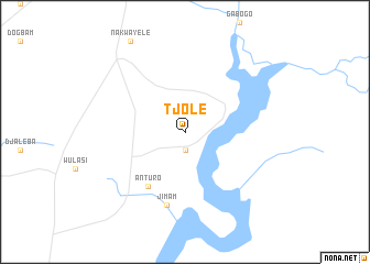 map of Tjole