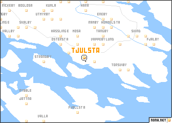 map of Tjulsta