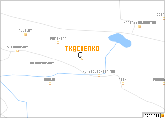 map of Tkachenko