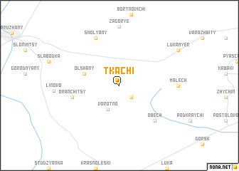 map of Tkachi