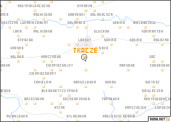 map of Tkacze