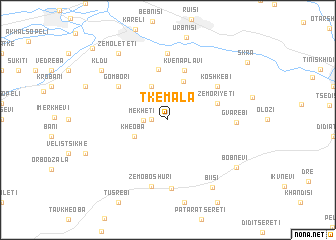 map of Tkemala