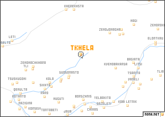 map of Tkhela
