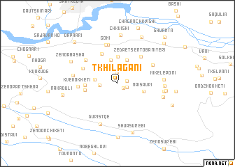 map of Tkhilagani