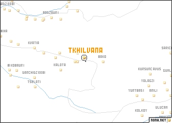 map of Tʼkhilvana