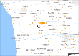 map of T\