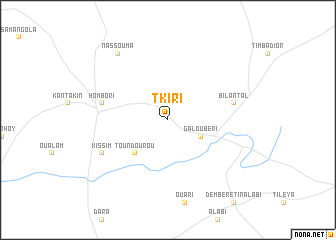 map of Tkiri