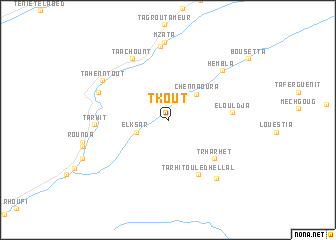 map of TʼKout