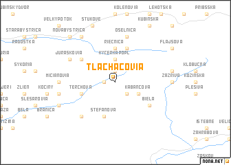 map of Tlachačovia