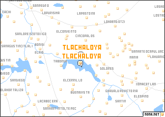 map of Tlachaloya